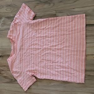 Jumping Beans, size 5, kids striped Faded red shirt.